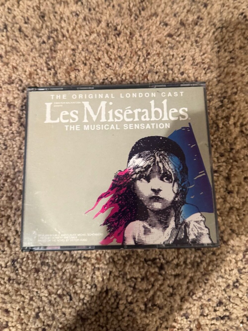 Les Miserables Original London Cast 2CD Soundtrack Musical Complete Tested CD Se